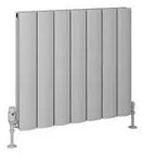 Eastbrook Guardia radiator 65x60cm aluminium 1120W grijs mat