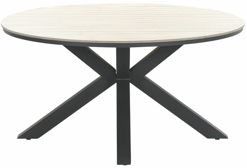 Garden Impressions Tulli tuintafel Ø148 cm - licht bruin
