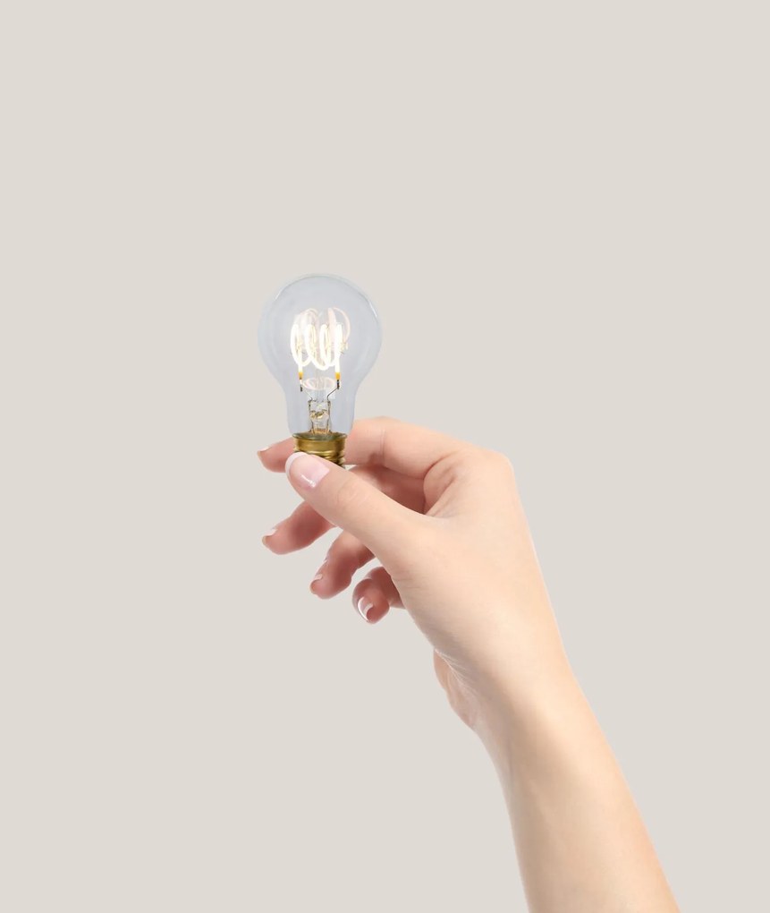 Lucide Bulb dimbare LED lamp 2700K E27 5W 6cm transparant