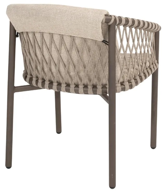 4 Seasons Outdoor Allora tuinstoel terre SALE Tuinstoel bruin weerbestendig