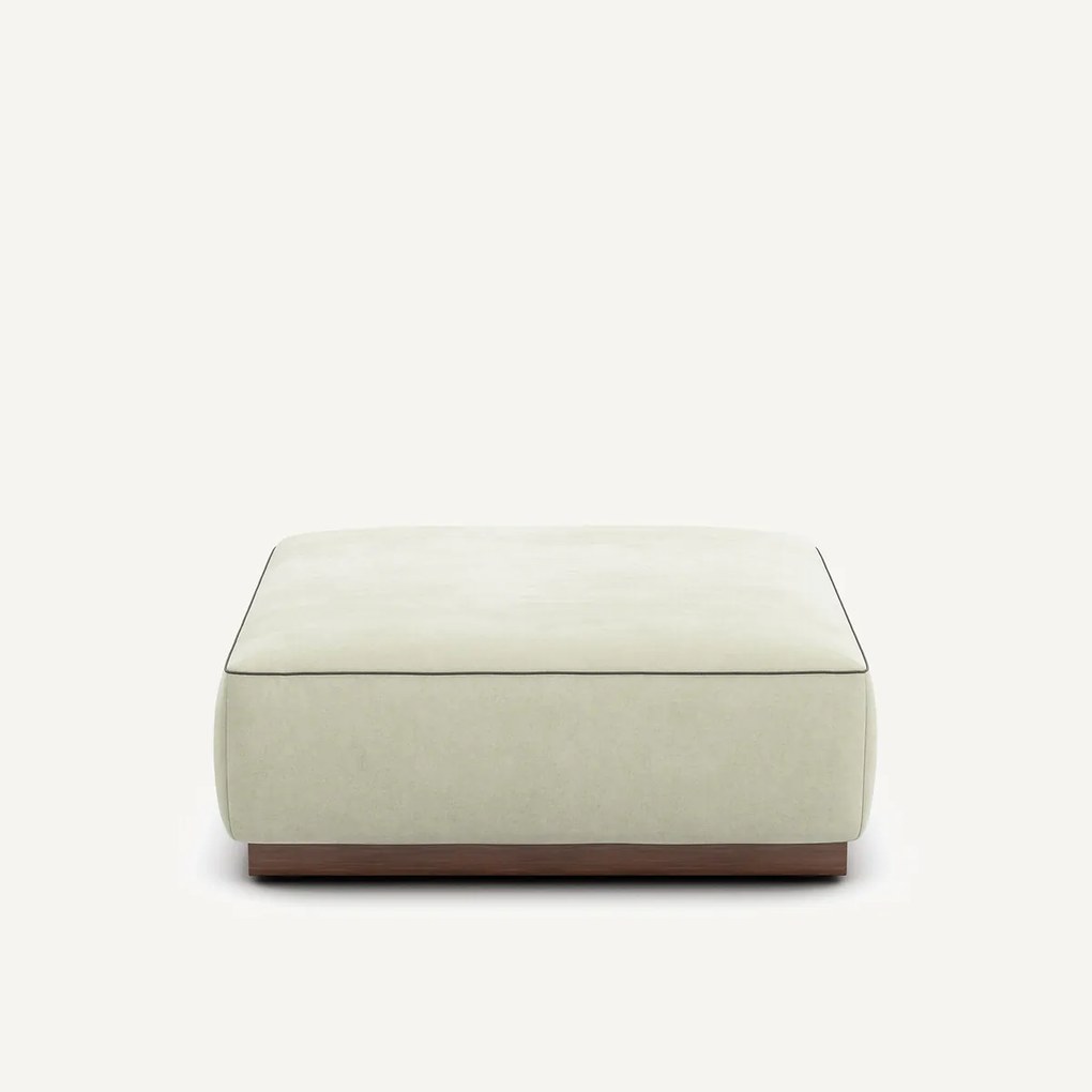 Voetensteun in stonewashed fluweel, JACOPO