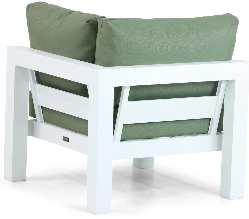 Hoek loungeset 5 personen Aluminium Wit  Lifestyle Garden Furniture Luca