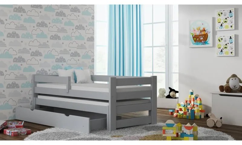 Peuter Grijs Onderschuifbed - Gabriel For Kids Kinderen Peuter Junior 5056231720441 Children's Beds Home, 160x80, Nee, Geen Children's Beds Home Denne