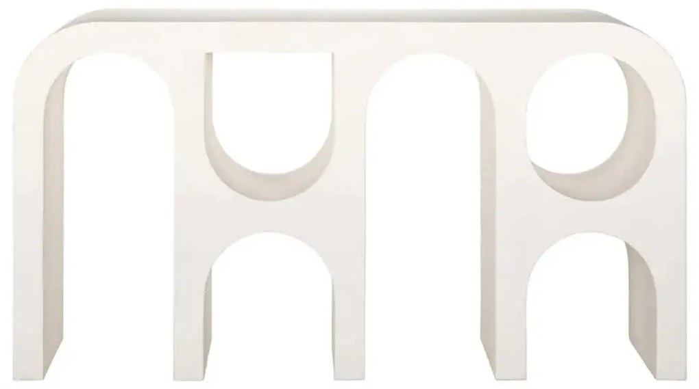 Richmond Interiors Bloomstone Design Wandtafel Organisch Wit - 150 X 35cm.