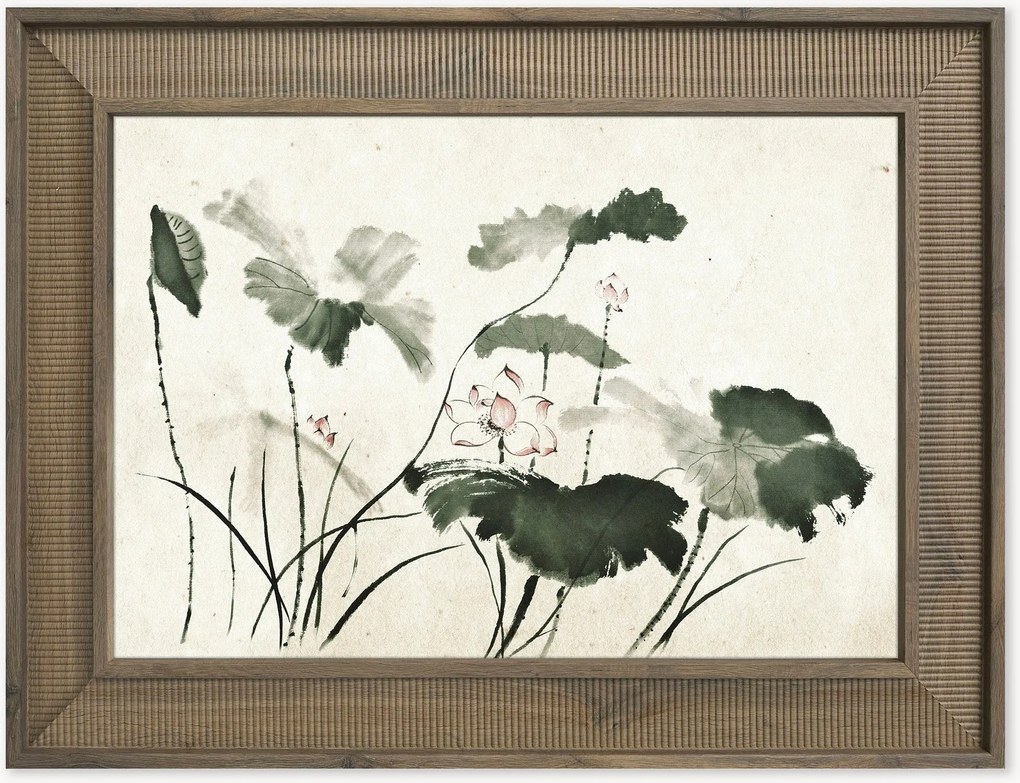 Ingelijste digitale print Edo Tree