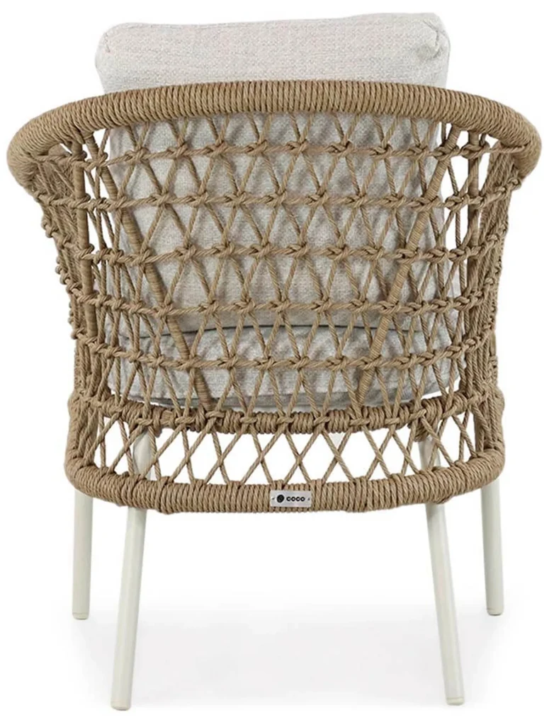 Tuinset 8 personen 300 cm Aluminium/wicker Taupe Coco Bali/Brighton