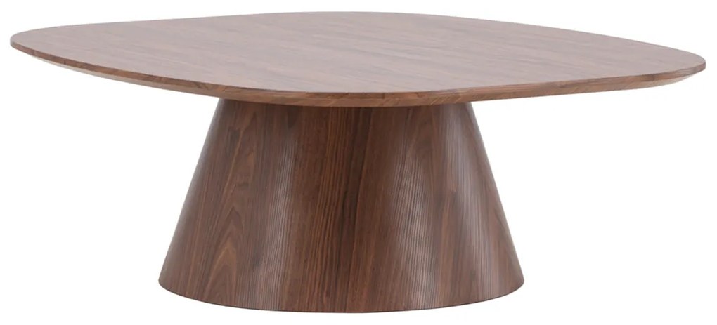 Moderne Salontafel Met Ronde Hoeken - 92 X 120cm.