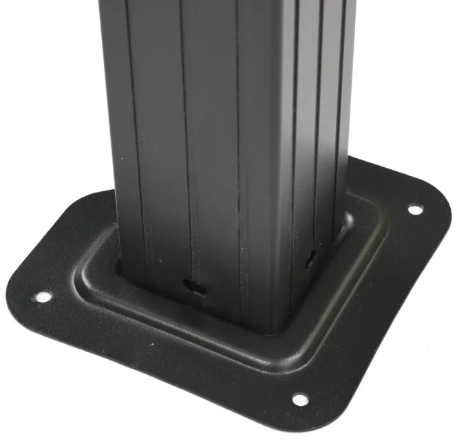 Modern tuinprieel Santiago 3 × 3,6 m Garden Point antraciet