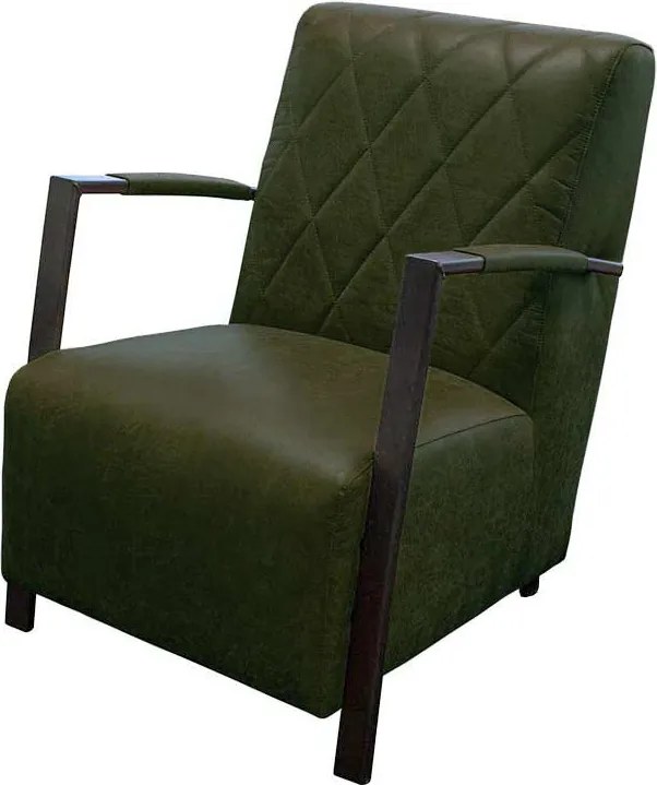 Fauteuil - Isabella - leer Colorado groen 08