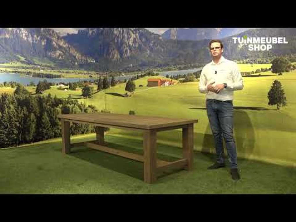 Tuinset 8 personen 300 cm Rope Grijs Lifestyle Garden Furniture Dallas/Fourmile