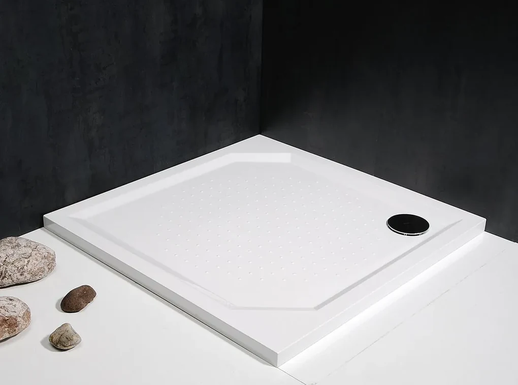 Gelco Aneta vierkante douchebak 90x90x4cm wit