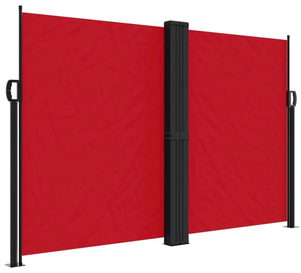 vidaXL Tuinscherm uittrekbaar 160x1200 cm rood