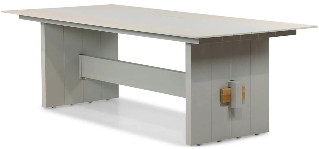 Dining Tuintafel   240 x 107 cm Aluminium Taupe  Casbranka