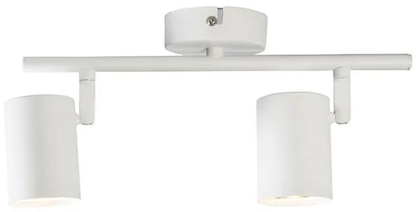 Moderne Spot / Opbouwspot / Plafondspot wit 2-lichts kantelbaar - Jeana Modern GU10 Binnenverlichting Lamp