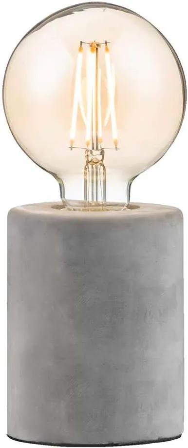 Tafellamp Chicago - grijs - 9x12 cm - Leen Bakker
