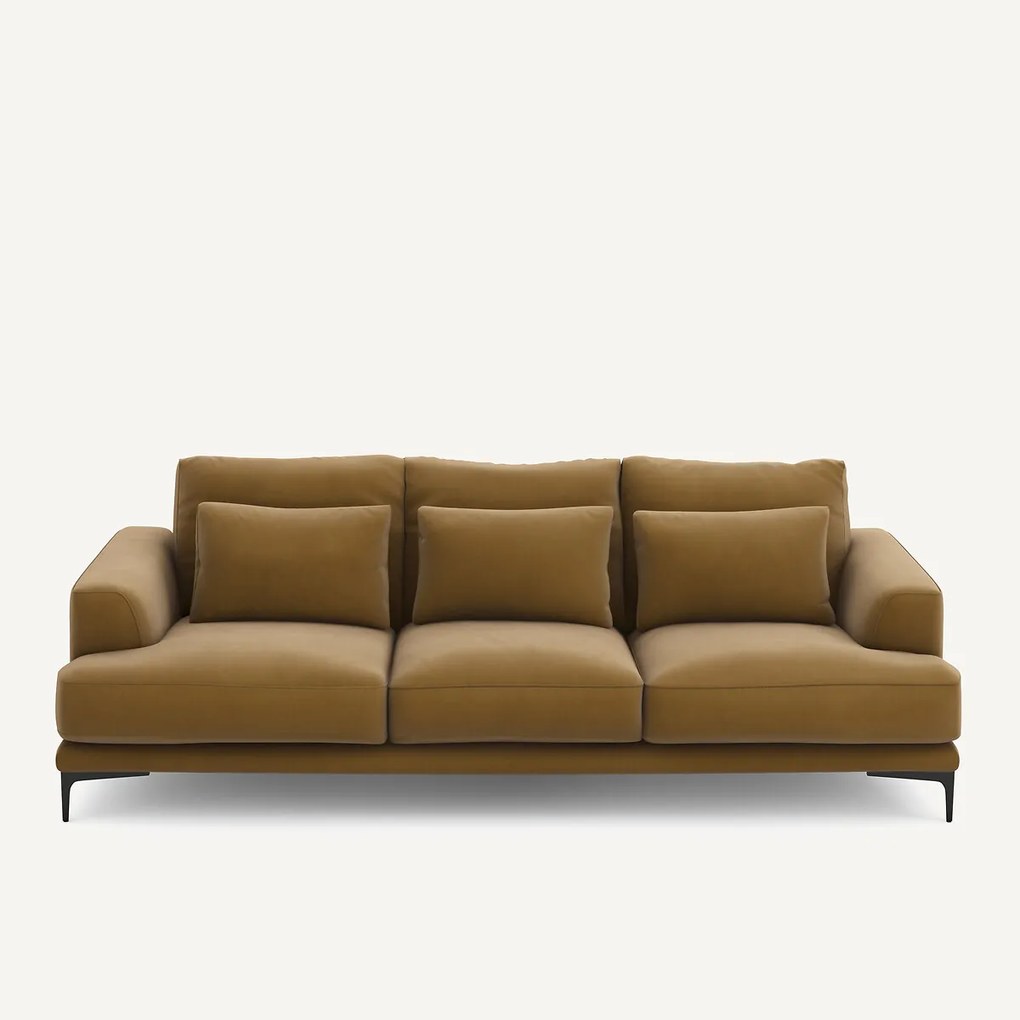 4-zits sofa in linnenfluweel, Marsile