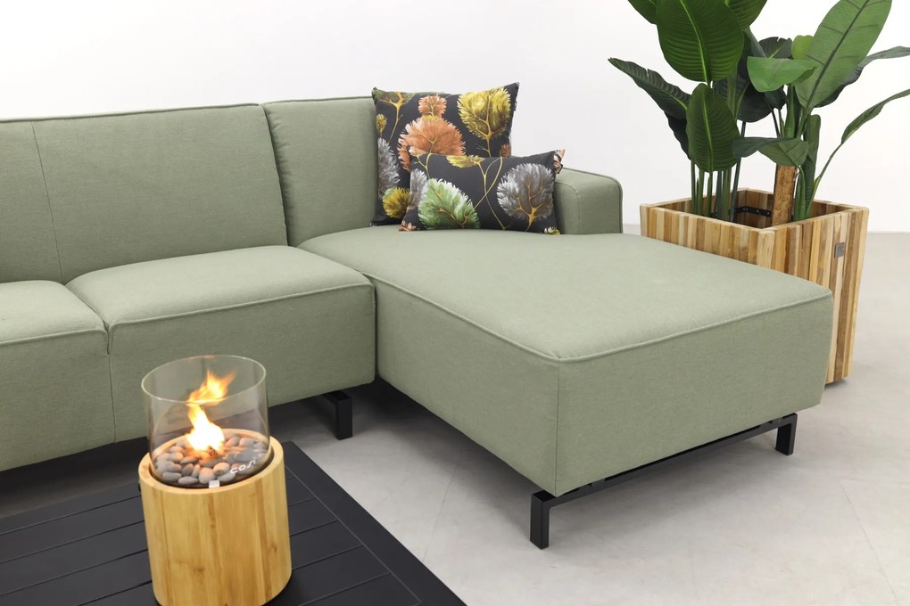 Boavista/Toronto loungebank chaise longue - Heritage leaf - 3-delig - links