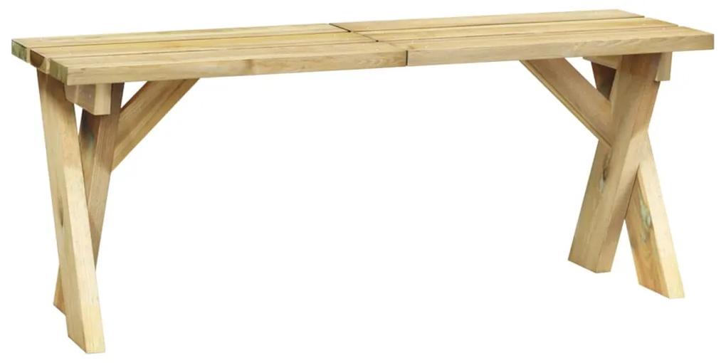 vidaXL Tuinbank 110 cm geïmpregneerd grenenhout