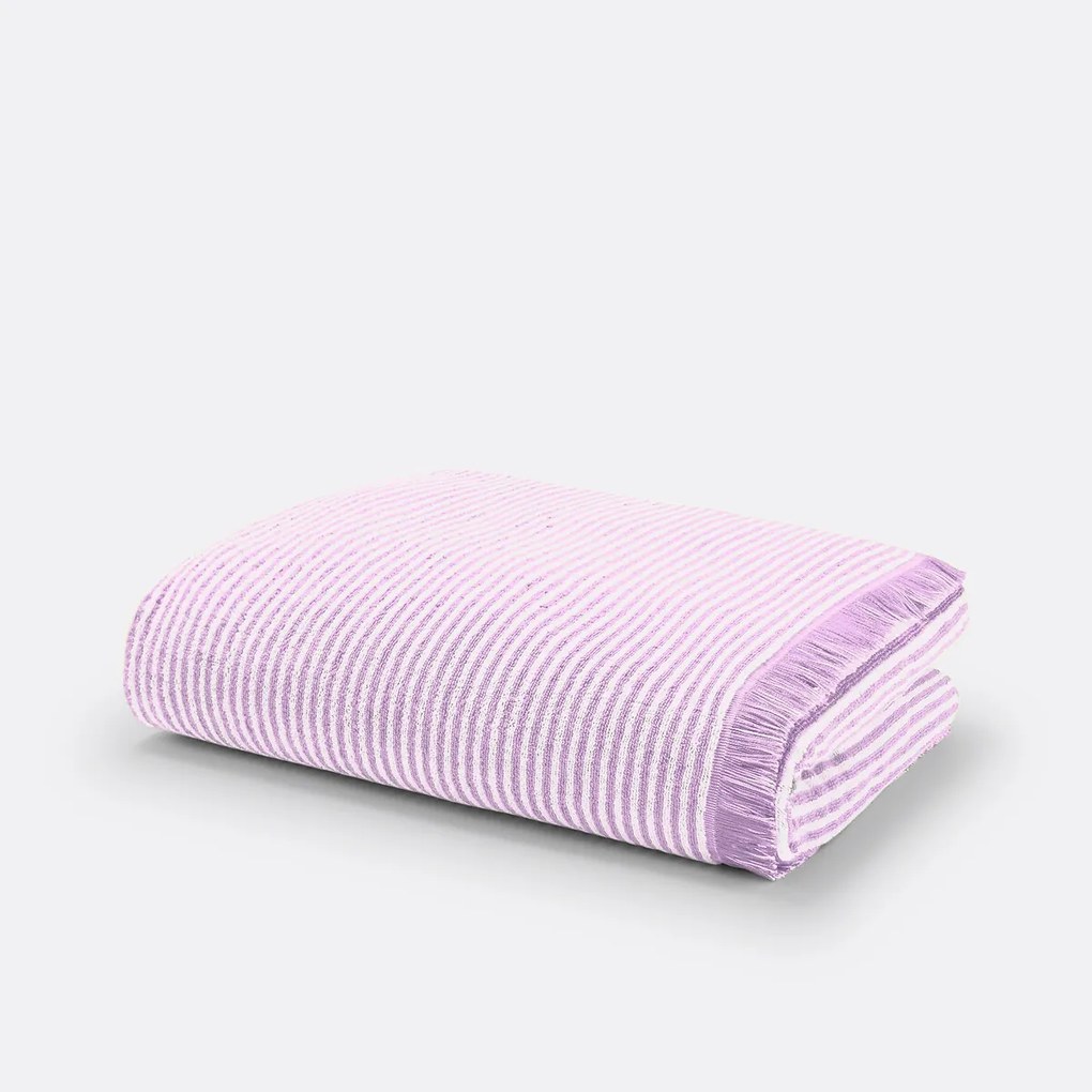 Maxi badlaken in gestreepte badstof Malo