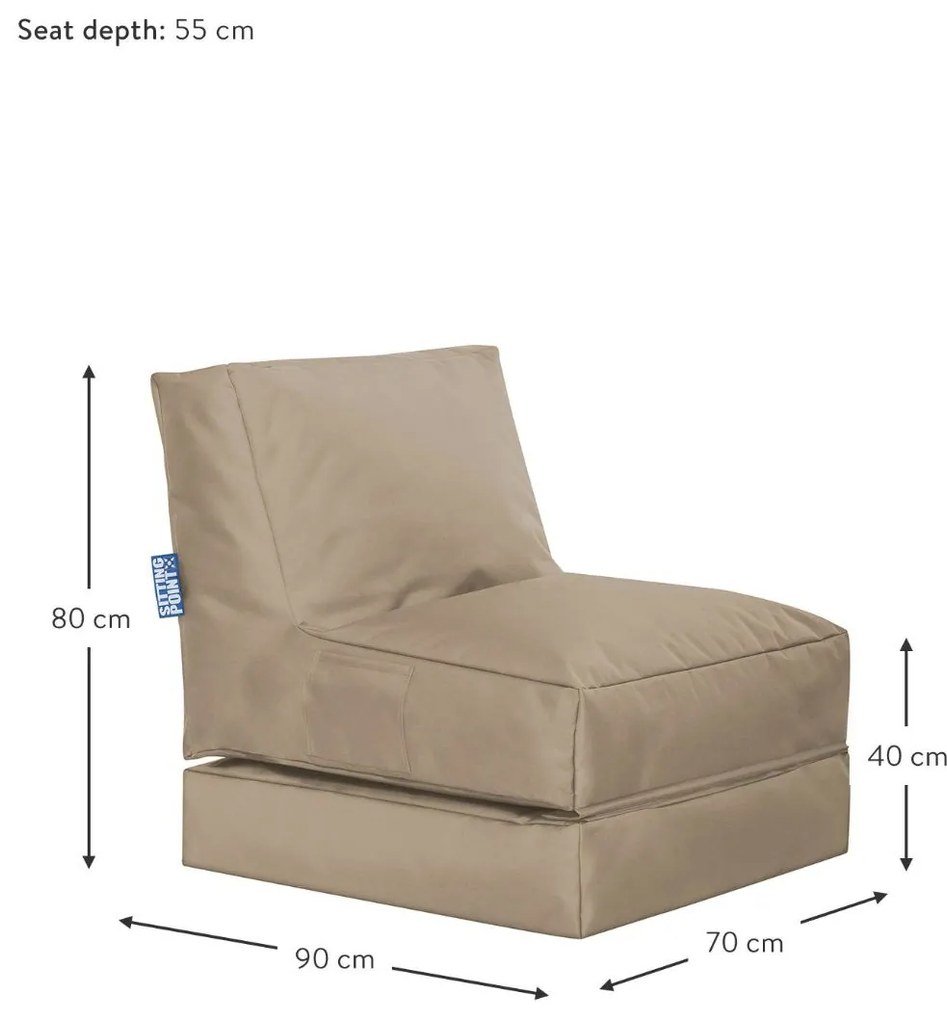 Loungebed Twist Scuba Outdoor - Taupe