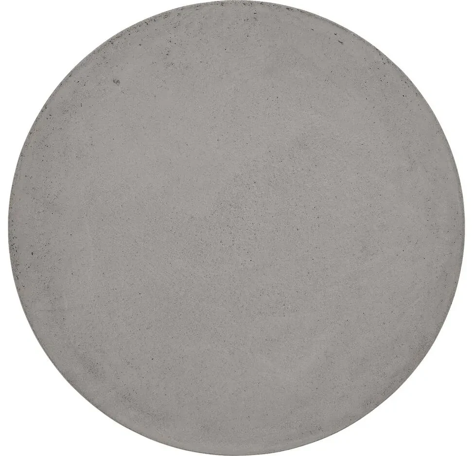 Goossens Salontafel Stone rond, beton grijs, urban industrieel, 50 x 31 x 50 cm