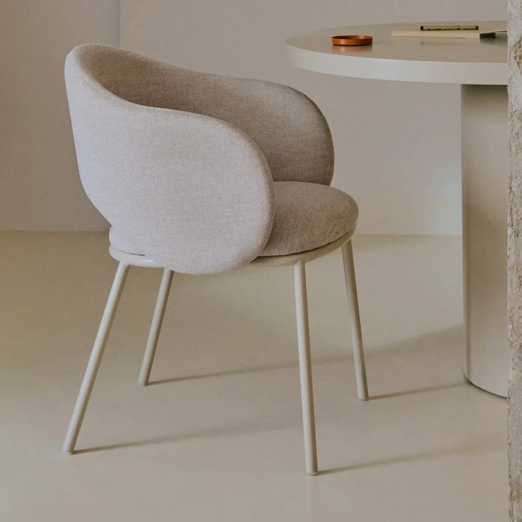 Kave Home Maina Design Eetkamerstoel Beige