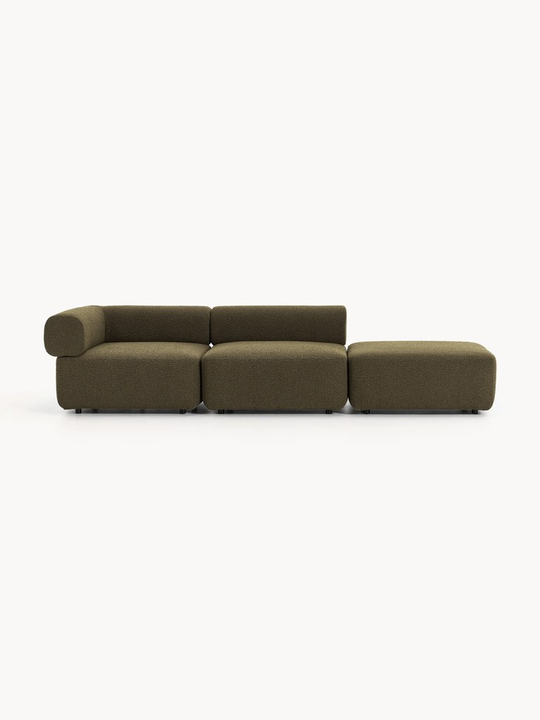 Modulaire bouclé poef Anton