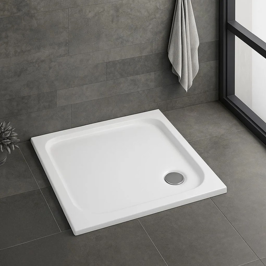 Douchebak Rea Belmond White 90x90