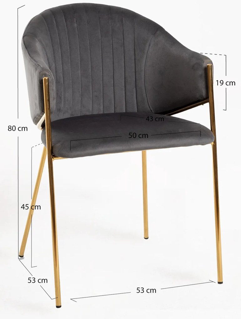 Elegan Stoel Fluweel