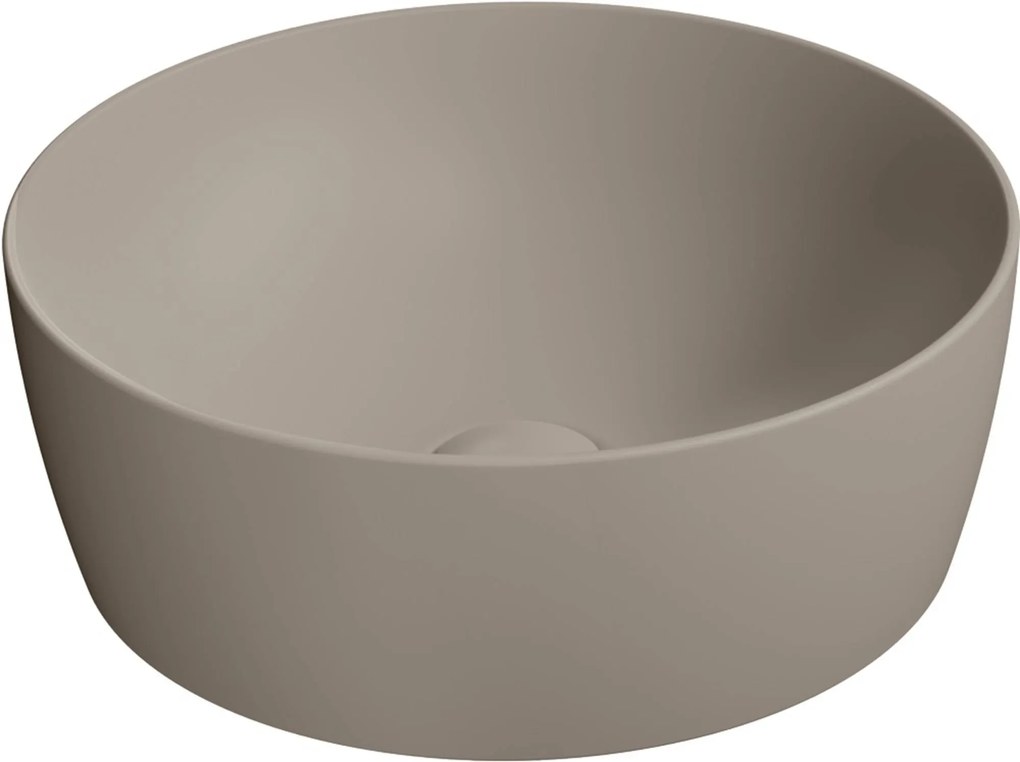 Ben Stilo ronde waskom Ø40x14cm keramiek beton grijs