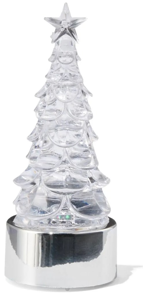 HEMA LED Lampje 9.5cm Kerstboom Kleurveranderend (transparant)