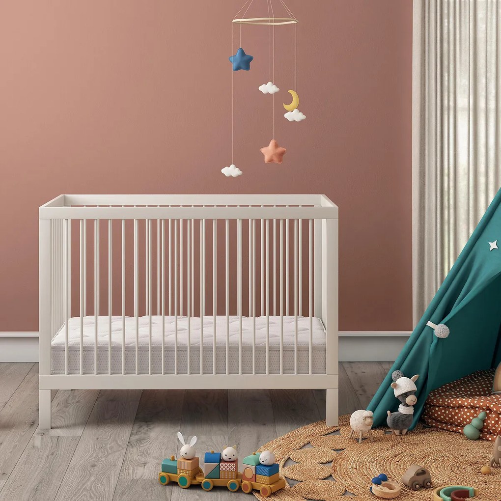 Matras voor baby's in nanoschuim, hoogte. 12 cm