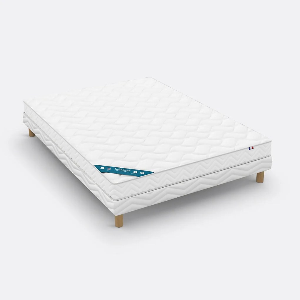 Set met zeer stevige schuimmatras + lattenbodem