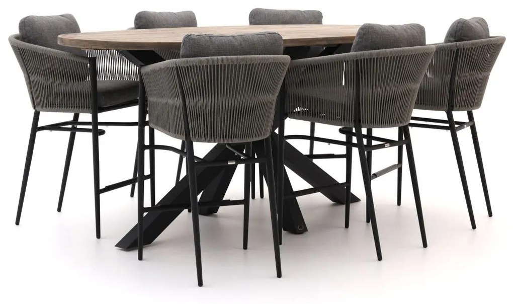 + 10% kassakorting | Barset Bellagio  | 6 personen | Tuinset teakhout | 7-delig | Kees Smit Tuinmeubelen