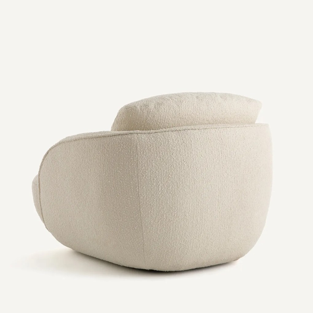 XL bolfauteuil, bouclé stof, ALPINE