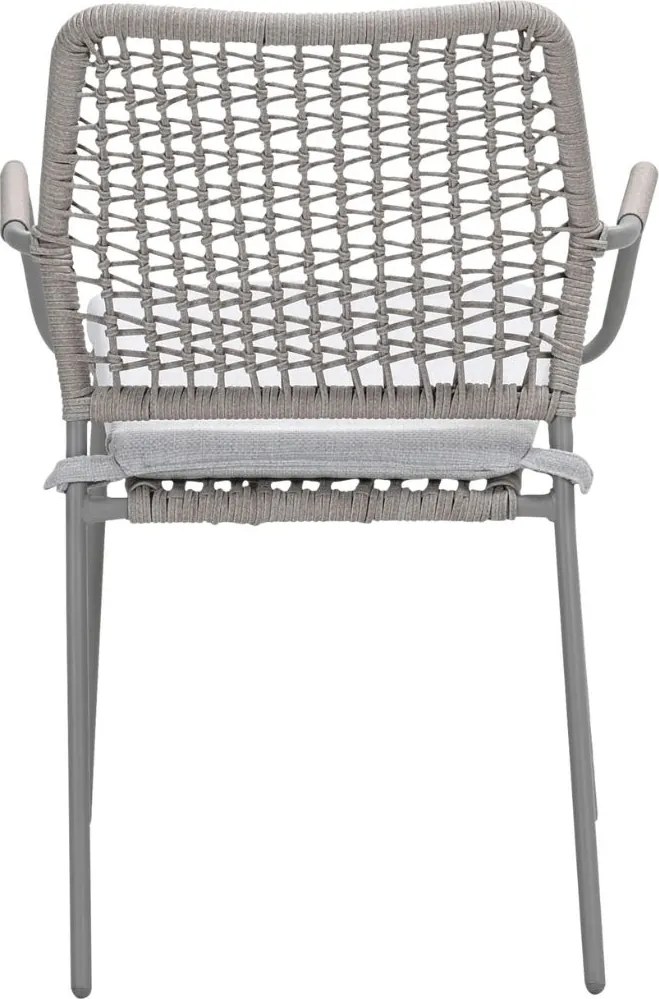 Garden Impressions Natas tuinstoel stapelbaar taupe - natural sand - 4 stuks