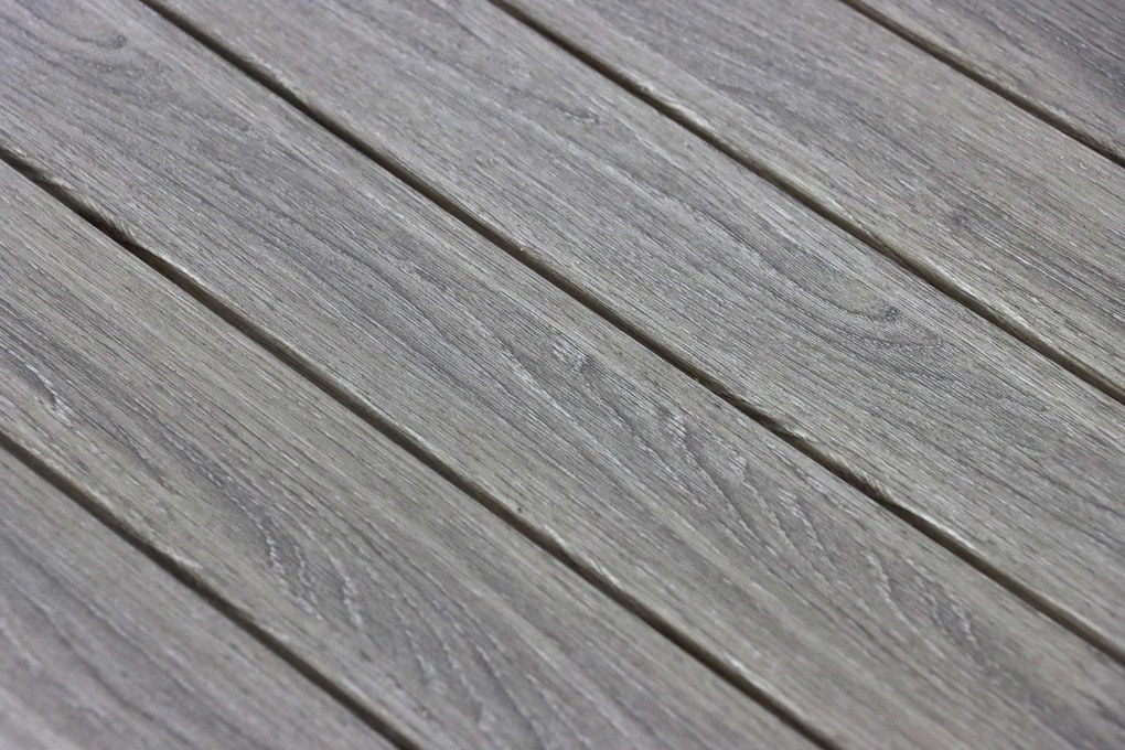 Tuinset 6 personen 200 cm Kunststof Grijs Domani Furniture Vento/Solare