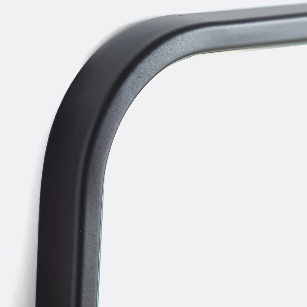 Rechthoekige metalen spiegel, breedte 42 x hoogte 120 cm, IODUS