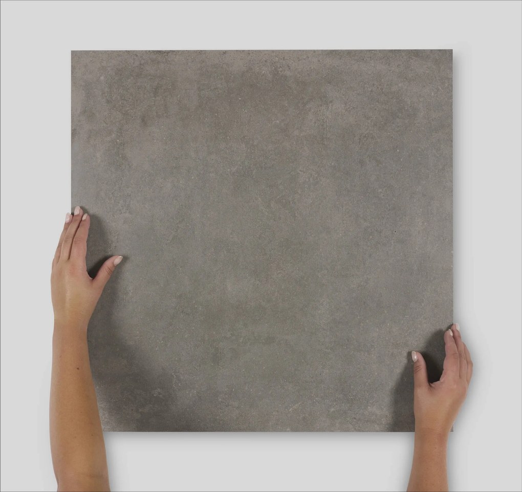 Vloer-/wandtegel betonlook Saqu Concrete Collection 60x60cm donker grijs mat gerectificeerd