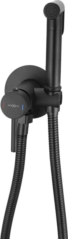 Mexen Elba inbouw bidetkraan met puntset, zwart - 7599250-70