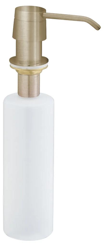Inbouw zeeppompje chroom kunststof fles 250ml