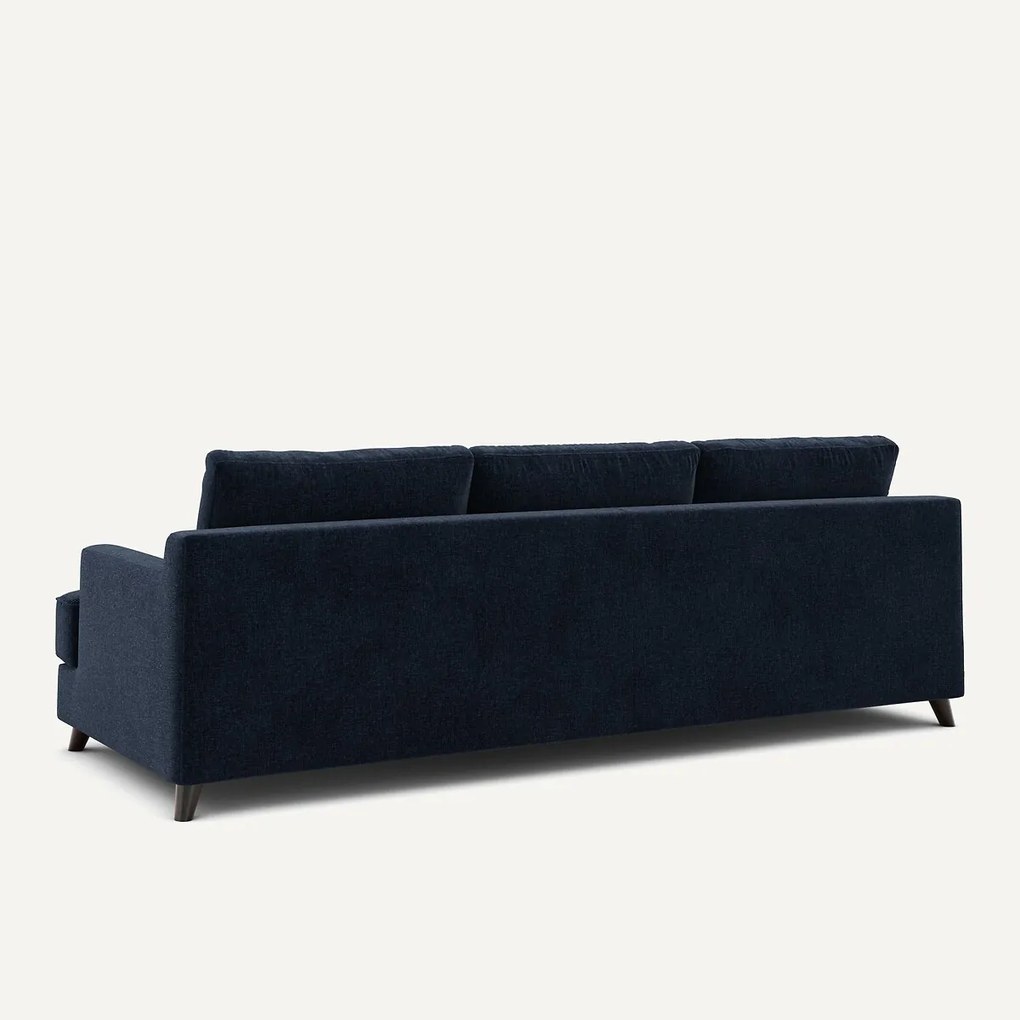 Sofa 3- of 4-zits, chenille fluweel, Alwine