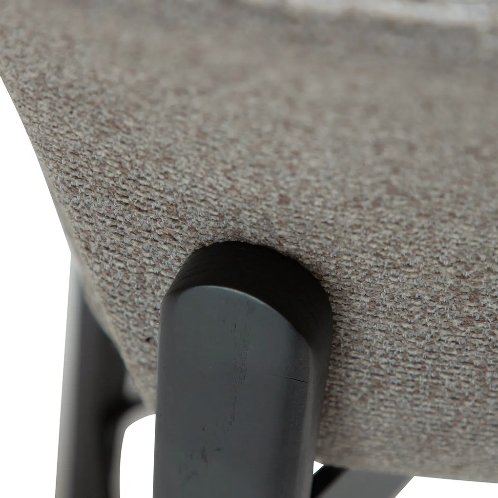 Dan-Form Paragon Design Counter Barstoel Boucle Grijsbruin
