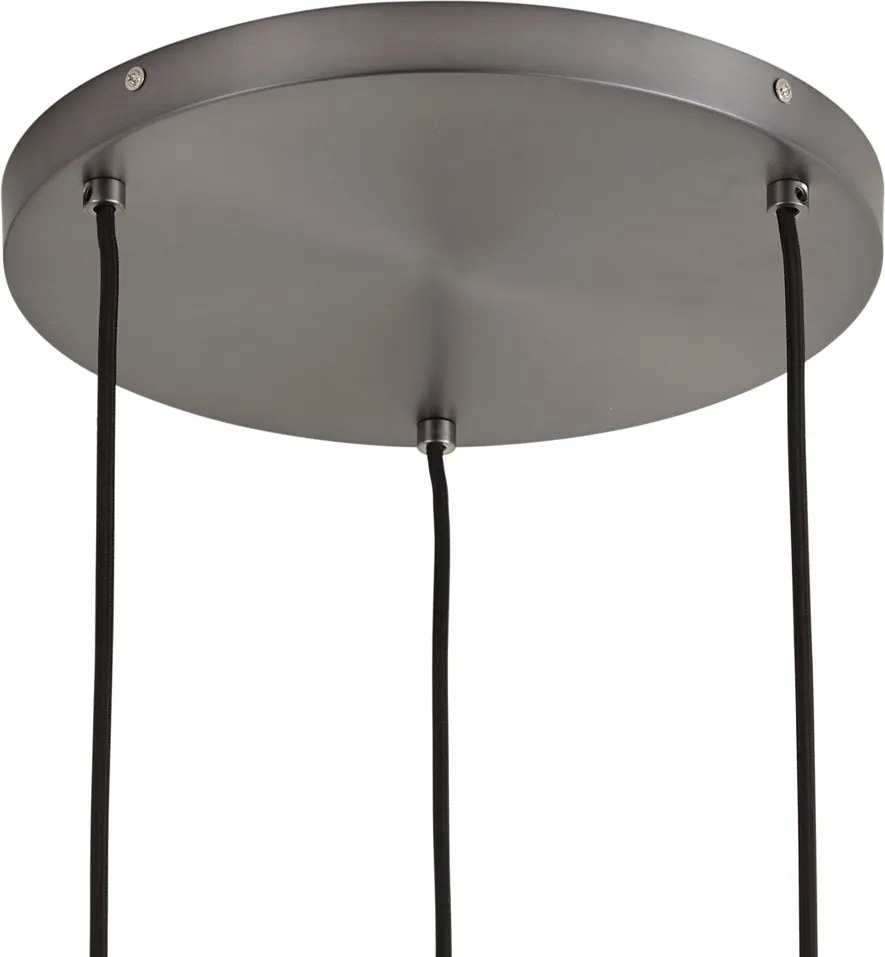 Design hanglamp gun metal 3-lichts - Ard