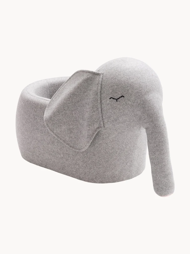 Handgemaakte rollende olifant Bou
