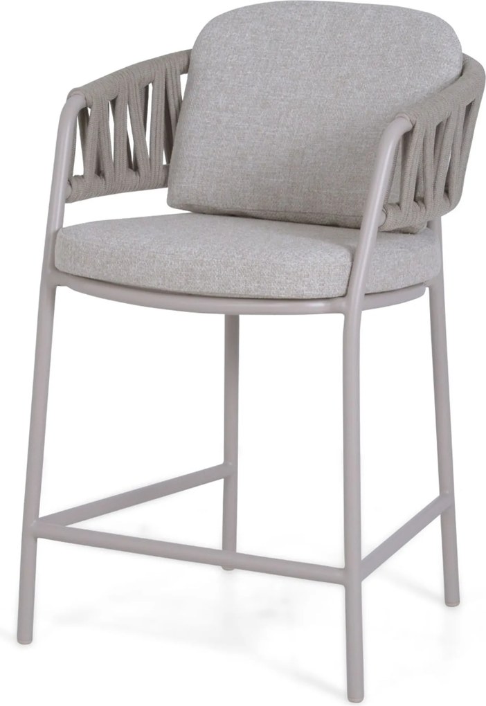 4 Seasons Outdoor Seasons Calma High Dining LOFT With Cushions Aluminium/rope Taupe
