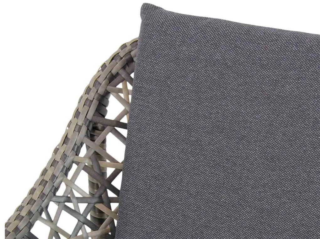 Tuinset 4 personen 180 cm Wicker Taupe Lifestyle Garden Furniture Dolphin/Veneto