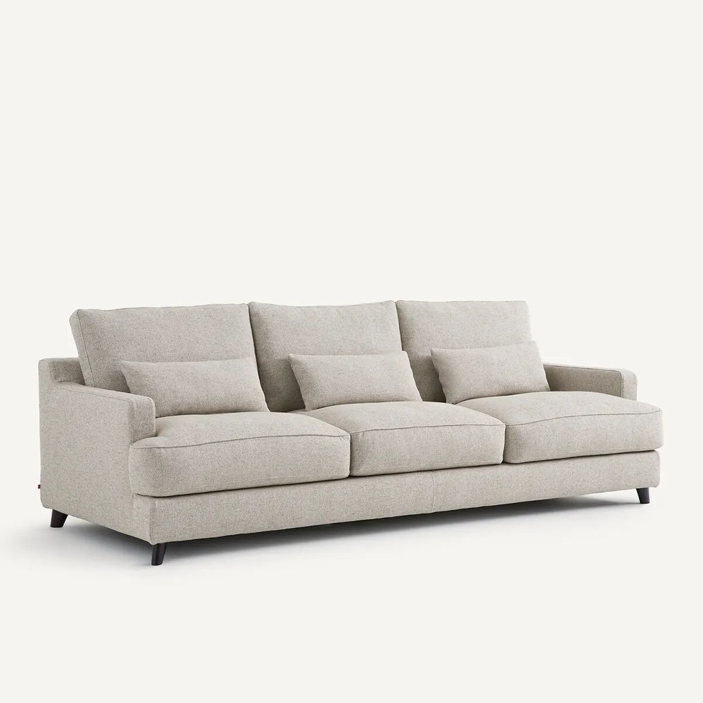 Sofa 3- of 4-zits, structuur viscose/linnen, Alwine