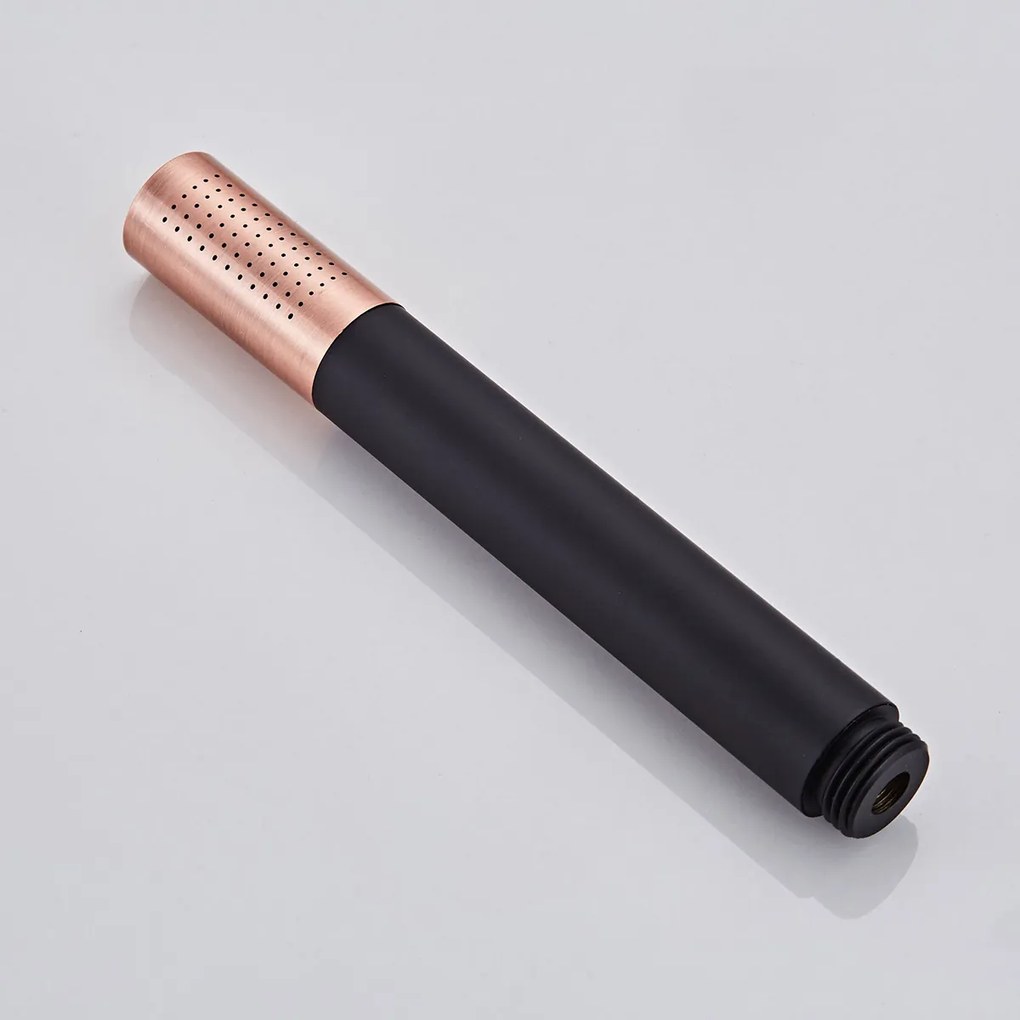 Saniclear Copper Curved Pro inbouw regendouche rond met 20cm hoofddouche, plafondarm en glijstang geborsteld koper