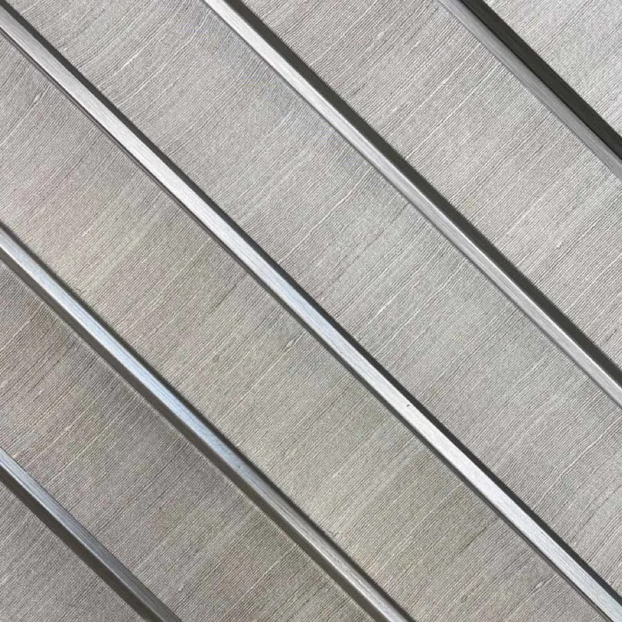 Wandpaneel Grace Grijs 260x12cm - 260 cm x 12 cm x 1.2 cm | 1.2 kg | Paneli akoestische wandpanelen - AKU Wandpanelen